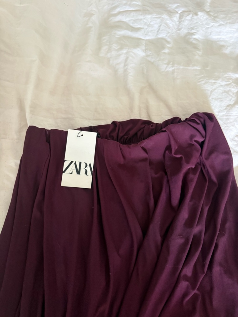Zara Deep Plum Maxi Skirt - Picture 2 of 4